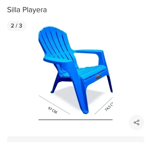 Silla Plástica Playera