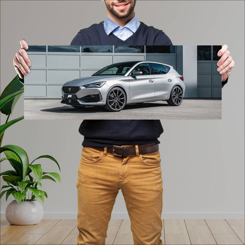 Cuadro 30x80cm Auto 2021 Cupra Leon By Abt Auto 35