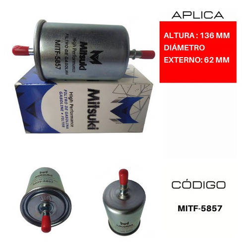 Filtro Gasolina Renault   Clio    1.4l   1997 - 2004