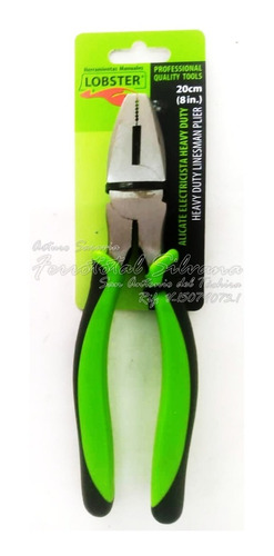 Alicate Electricista 8 Lobster Cod:385757 Oferta Pack_x_6