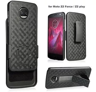 Funda Para Moto Z2 Play, Moto Z2 Force, Funda Giratoria DeLG