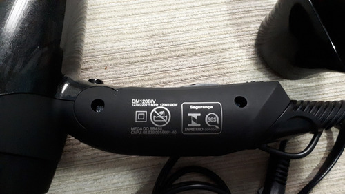 Secador Mega Travel 1500w Cabo Dobravel Bivolt Perfeito