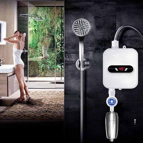 Imagen 6 de 6 de Llave Agua Caliente Eléctrico 220v Ducha Calentador Grifo