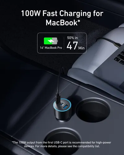 Cargador De Coche Anker iPhone 16 Usb-c 167,5 W 3 Puertos Pa