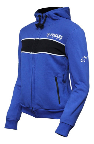 Campera Yamaha Zip Hoodie Racing Moto Dama Mujer Marelli