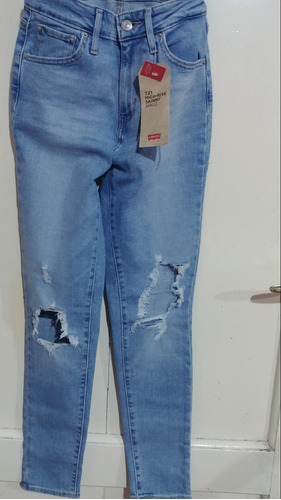 Levis 721 High Rise Skinny Talle 25