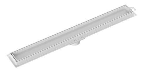 Kit 3 Unidades Ralo Invisível Linear 70 Cm Branco Tigre