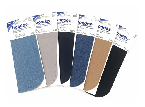 Bondex 12 Parche Para Planchar Unidad Color Gris Claro Beige