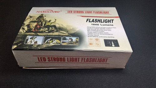 Lanterna Tática Led Cree 400 Lumens Recarregável Militar