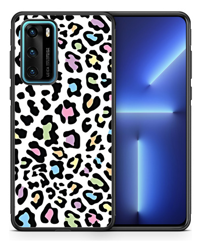 Funda Para Honor Y Huawei Animal Print Estampado De Leopardo