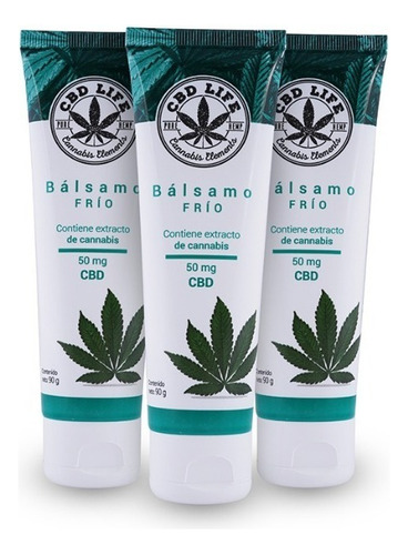  3 Pack Bálsamo Frío Cbdlife 90g