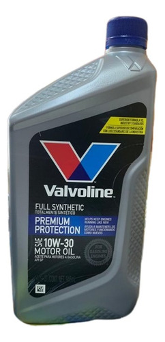 Aceite Full Sintetico 10w-30 Valvoline 