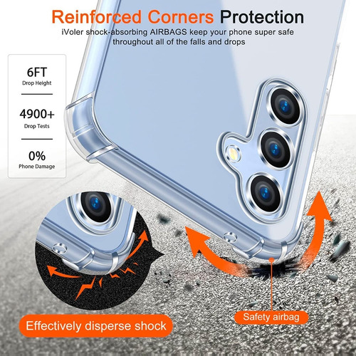Imagen 3 de 5 de Carcasa Anti Golpes Para Samsung + Lamina Vidrio Completa
