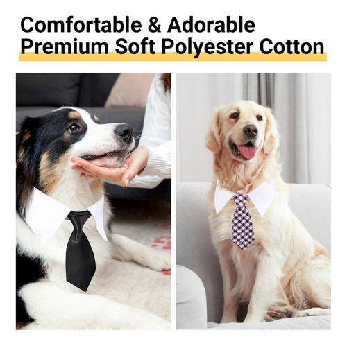 Segarty Corbata Para Perros, Paquete De 6 Corbatas Ajustable