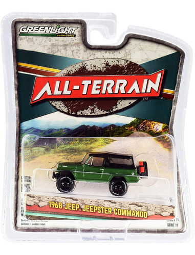 Greenlight -  All Terrain - 1968 Jeep Jeepster Commando  