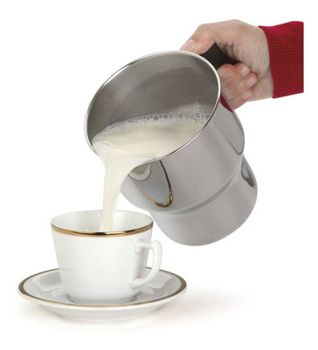 Imagem 3 de 6 de Cuscuzeira Panela De Cuscuz Fogão Indução Fervedor 1,3l Inox
