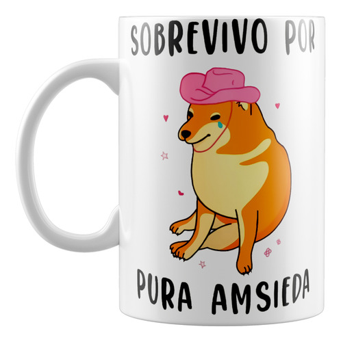 Tazón Taza Mug Cheems Perrito Meme 01 - Montruatazas