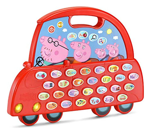 Vtech Peppa Pig Learn And Go Alfabeto Coche, Rojo