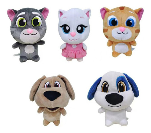 Peluche Perro 5pcs Genérica 