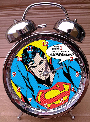 Reloj Despertador Superman
