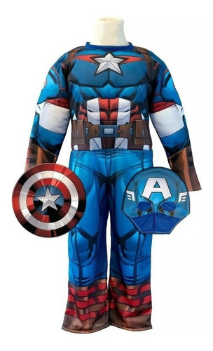 Disfraz Avengers Capitan America Talle 0 Marvel Newtoys 2181