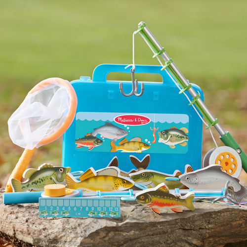Melissa & Doug, Set De Juego De Pesca, 21 Piezas