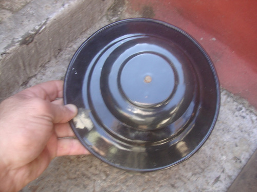 Antiguo Sombrero Enlozado Para Sol De Noche Rep. 21,4 Diam (Usado)