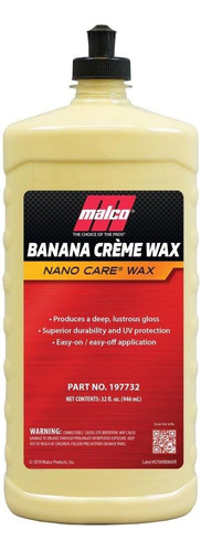 Malco Nano Care Banana Creme Wax: Brillo De Brillo Profundo