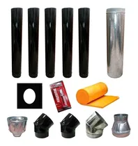 Comprar Salamandras Tromen Kit Instalación Basico Pared Accesorios 6