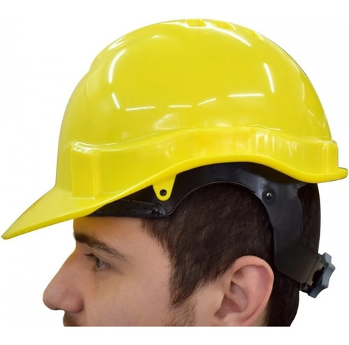 Casco De Seguridad De Obra Libus Certificado Unit Amarillo