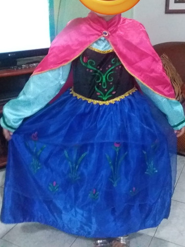 Bello Disfraz O Vestido De Elsa Y Ana Frozen Niñas Carnaval