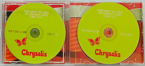 Ten Years After - The Chrysalis Years 1969-1972 Box 3cd Uk Remasterizado
