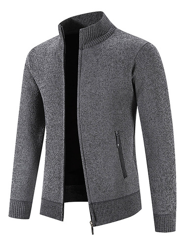 Blusas Masculinas E Suéter De Inverno Com Gola Alta, Jaqueta
