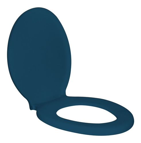 Tapa Asiento Inodoro Azul Universal Oval Reforzada Pvc