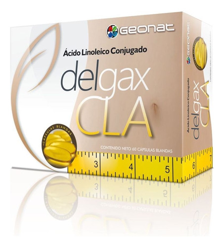 Geonat Delgax Cla 60 Caps Adelgazante Quemador De Grasas