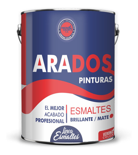 Pintura Esmalte Arados Clase B Galon Naranja