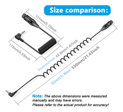 Cable Xlr De 3,5 Mm A Xlr Hembra, Cable De Audio Auxiliar Pa