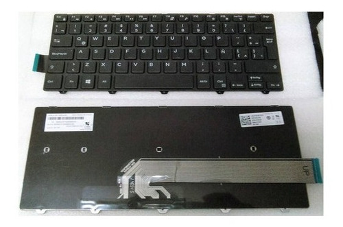 Imagen 3 de 4 de Teclado Dell Inspiron 14-3000 3447 3449 3446 3452 3465 3467