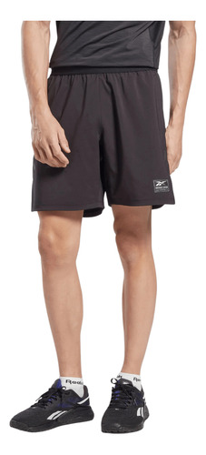 Short Reebok Hombre Certified Speed+ Training Negro