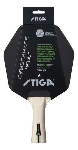 Paleta De Ping Pong Stiga Cybershape Negro Fl (cóncavo)