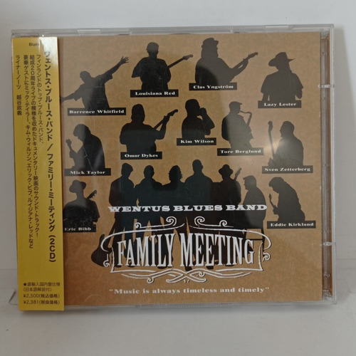 Wentus Blues Band Family Meet 2cd Eu Obi Usado