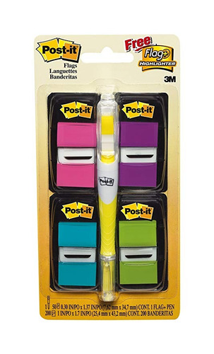 Post-it Banderas Value Pack, Una Variedad De Colores Brillan