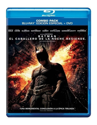 Arriba 33+ imagen blu ray batman el caballero de la noche asciende