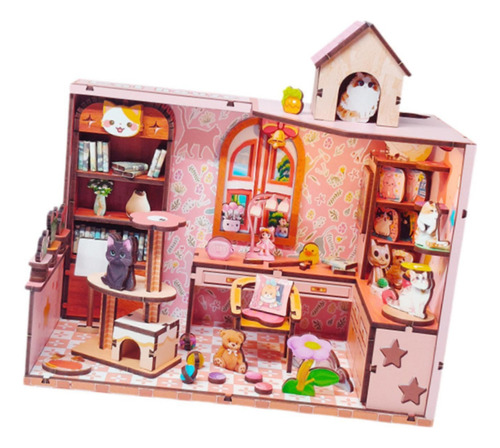 Kit De Construcción De Diorama De Casa Pequeña, Juguete