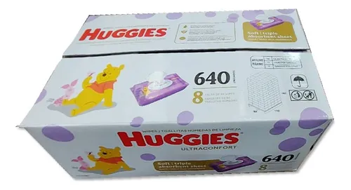 Toallas Húmedas Huggies X 640 Und - Unidad a $1192