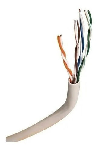 Cable De Red Utp Cat.5e Rollo 305 Metros Interior/ Exterior