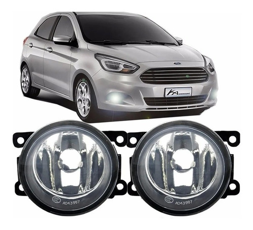 Imagem 2 de 5 de Farol De Milha Auxiliar Ford Ka 2014 2015 2016 2017