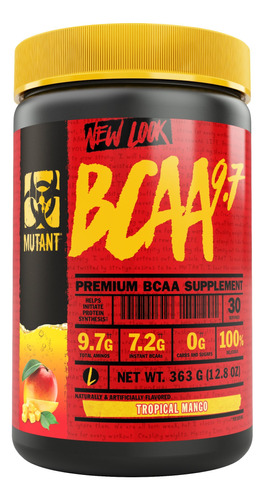 Mutant Bcaa 9.7 Suplemento Bcaa Polvo Con Pila De Apoyo Ener