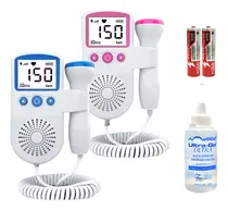 Comprar Kit Doppler Fetal Sonar Batimentos Bebê Grávida + Pilhas Gel