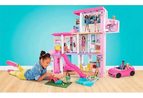 Casa de barbie con tobogan hotsell
